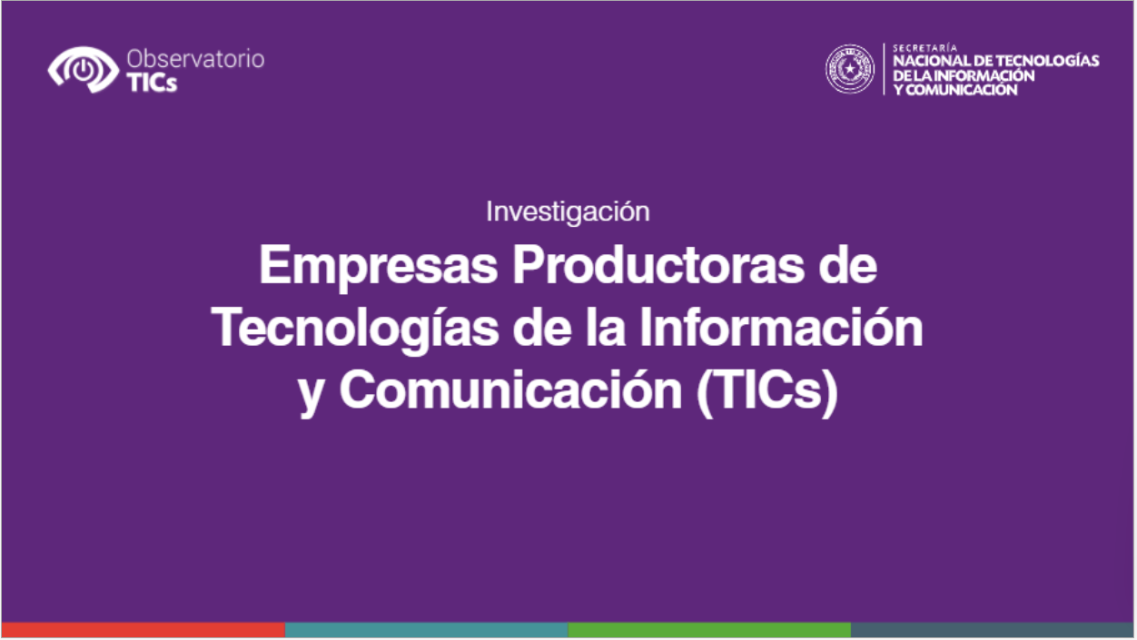 Encuesta Empresas Productoras TICs 2017