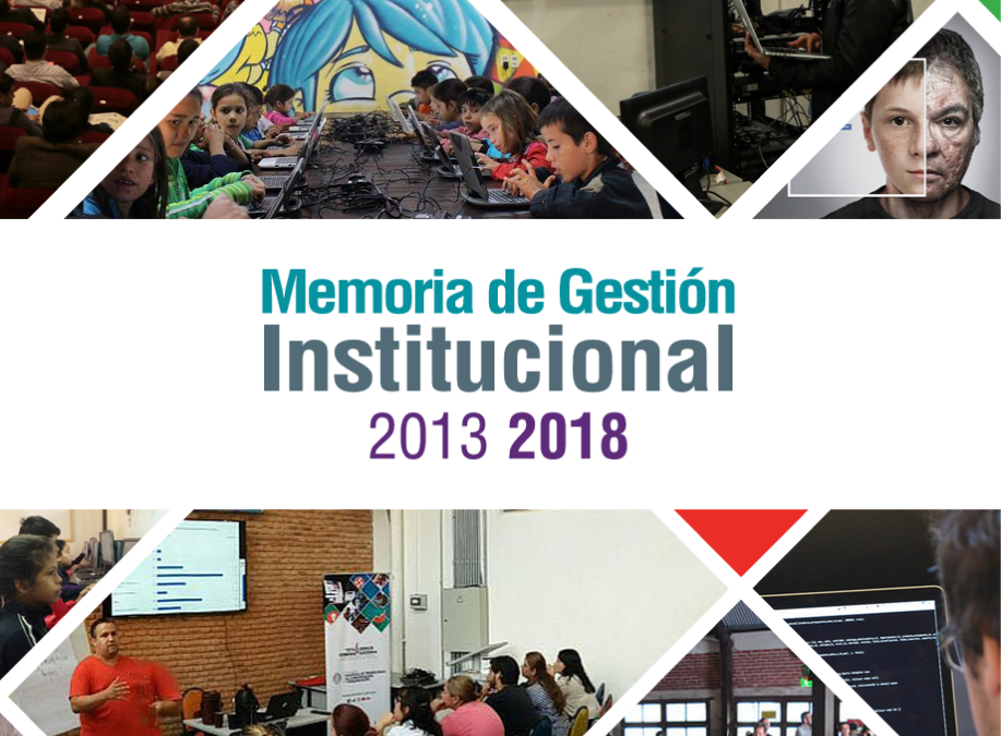 Memoria Institucional SENATICs 2013 – 2018