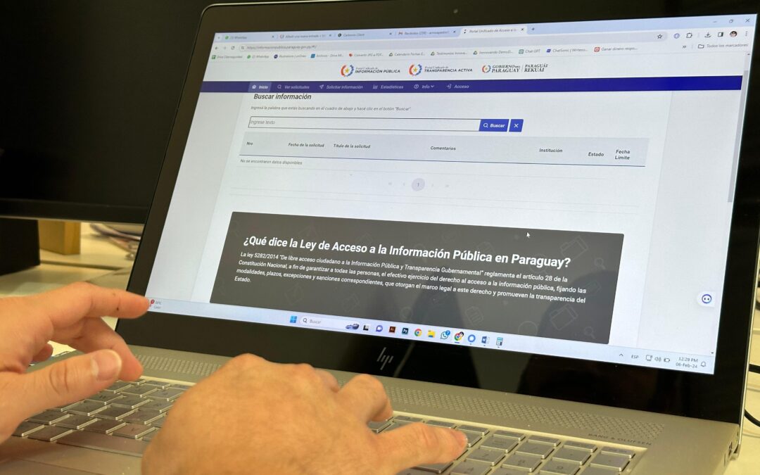 MITIC optimiza el Portal de Acceso a la Información Pública para un mejor uso y acceso a la información