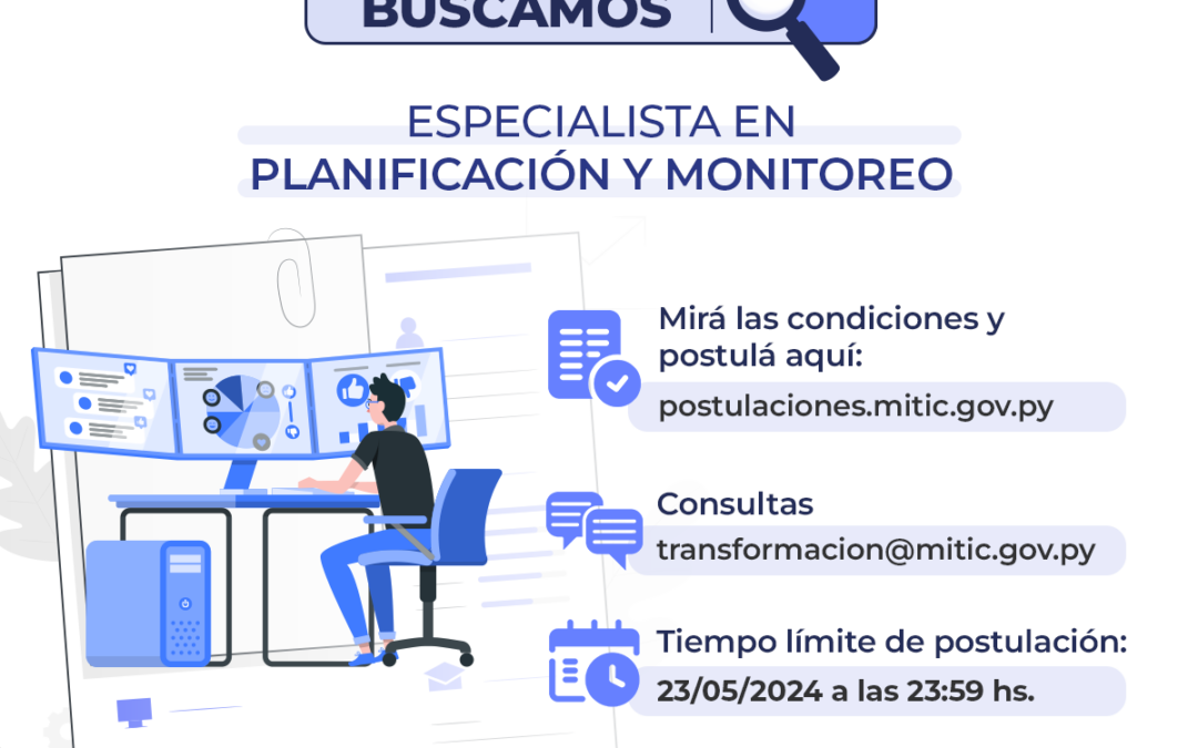 Especialista en Planificación y Monitoreo PAAD [Adjudicado]