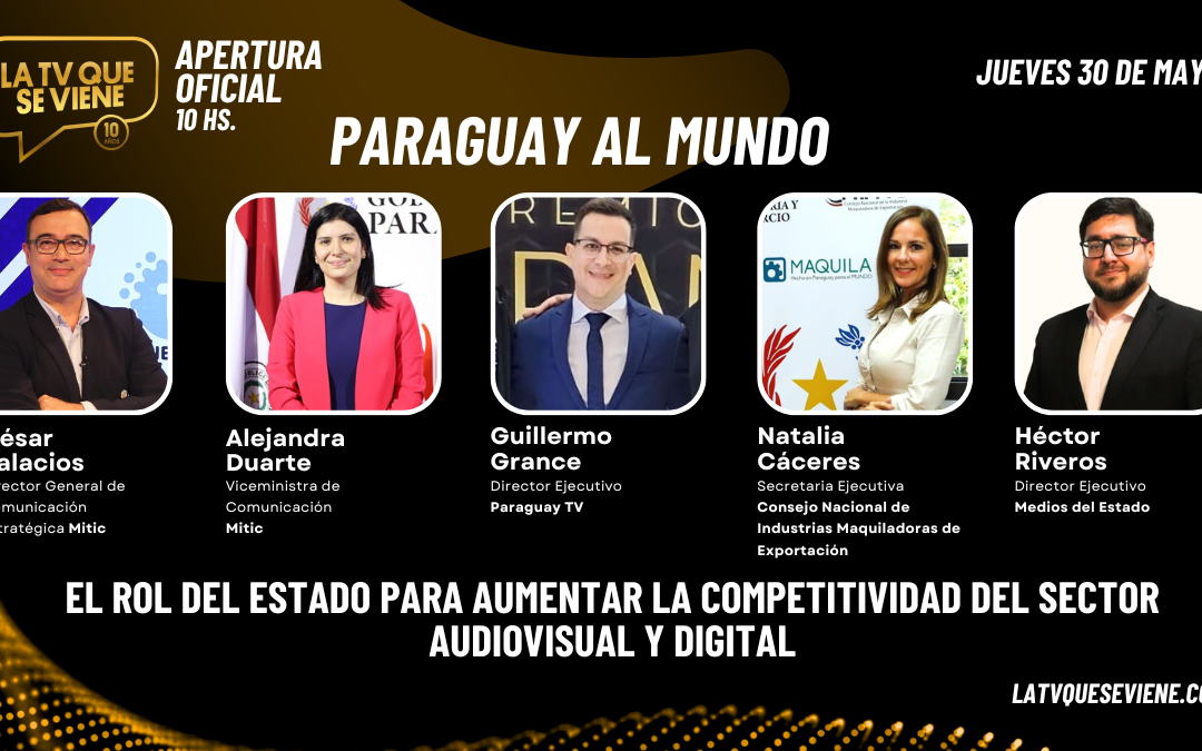 Comunicadores de medios del Estado abrirán panel en “La TV que se viene 2024”