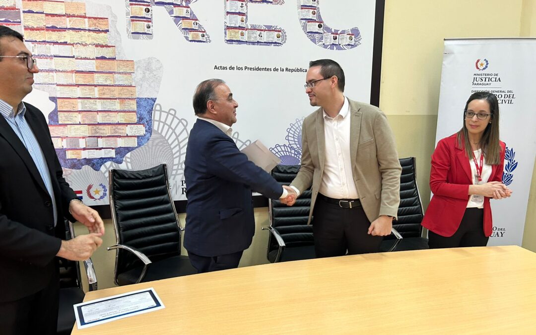 MITIC entrega credenciales administrativas del sistema de gestión de expedientes electrónicos al Registro Civil
