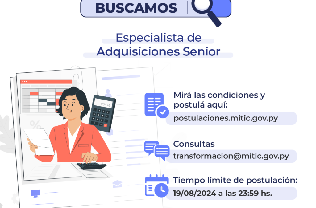 Especialista en Adquisiciones Senior PAAD [Desierto]