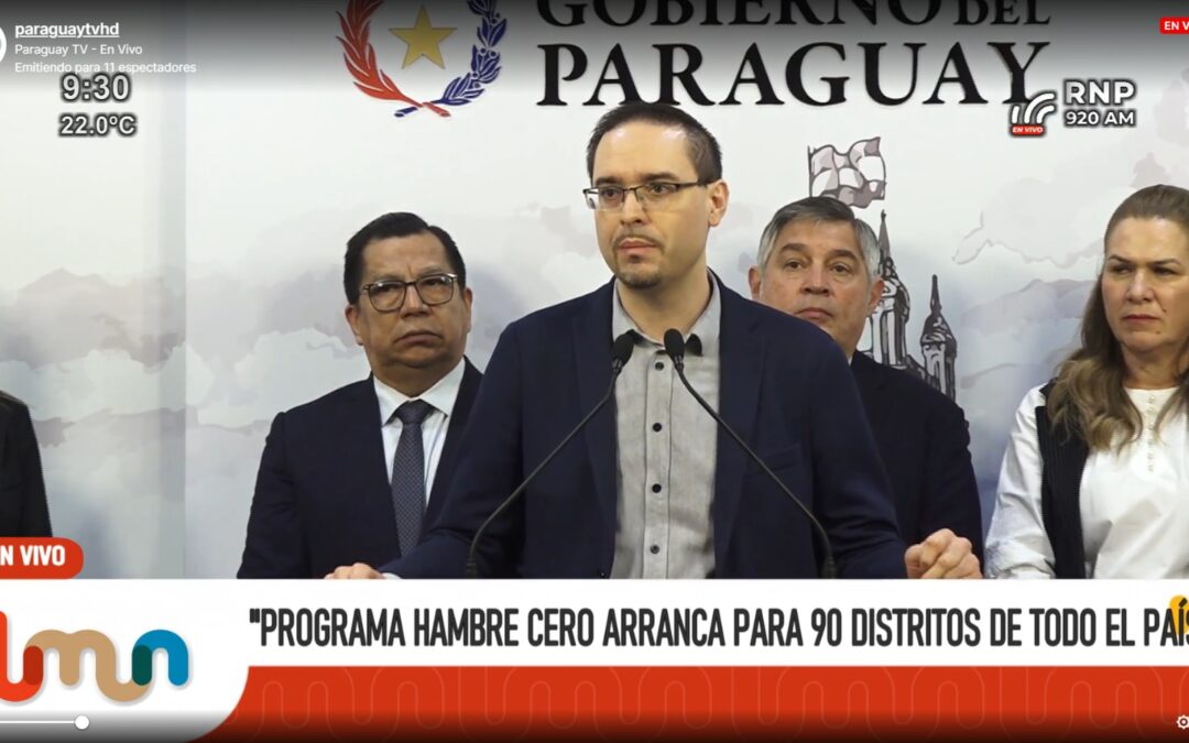 El Gobierno de Paraguay impulsa el uso de tecnología en el programa Hambre Cero