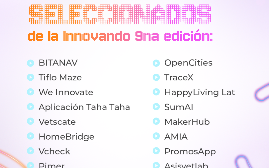 InnovandoPY 9na edición: Conocé las startups seleccionadas