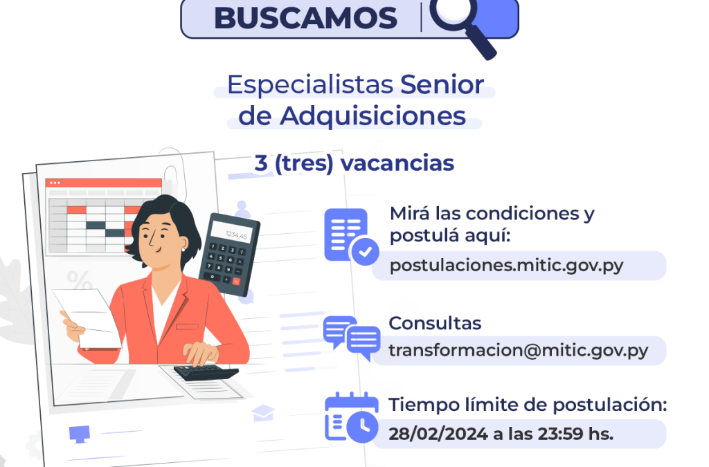Especialista Senior en Adquisiciones PAAD [Adjudicado]