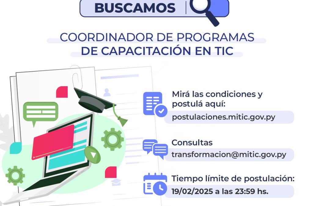 Coordinador de Programas de Capacitación en TIC PAAD [Adjudicado]