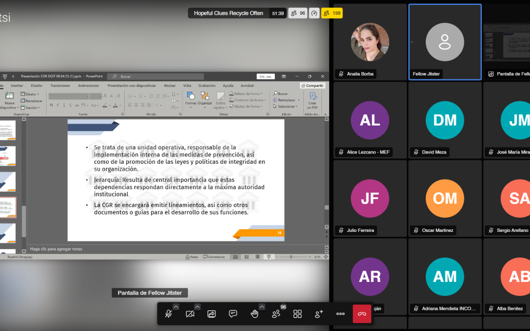 MITIC impulsa jornada virtual para fortalecer la cultura de integridad y transparencia en el sector público