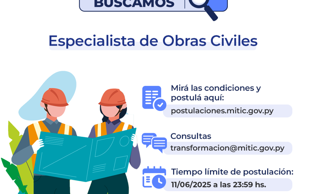 Especialista de obras civiles (PAAD)