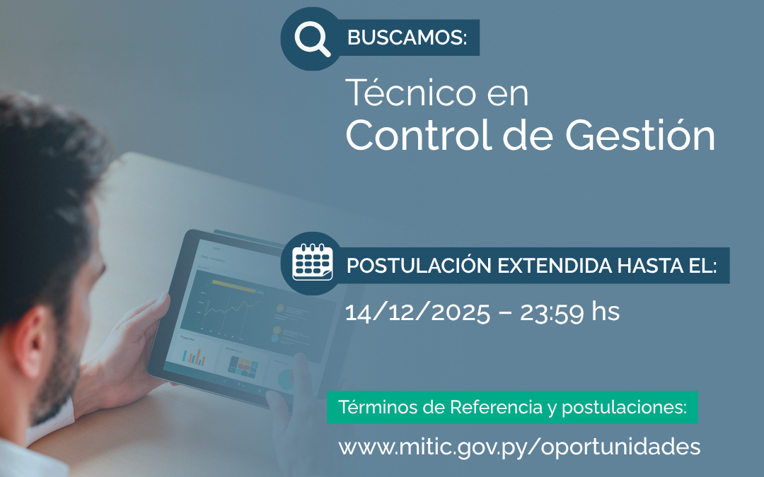 Técnico en control de gestión (PAAD) – Adjudicado