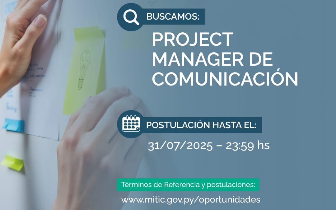 Project Manager de Comunicación (PAAD) – Adjudicado