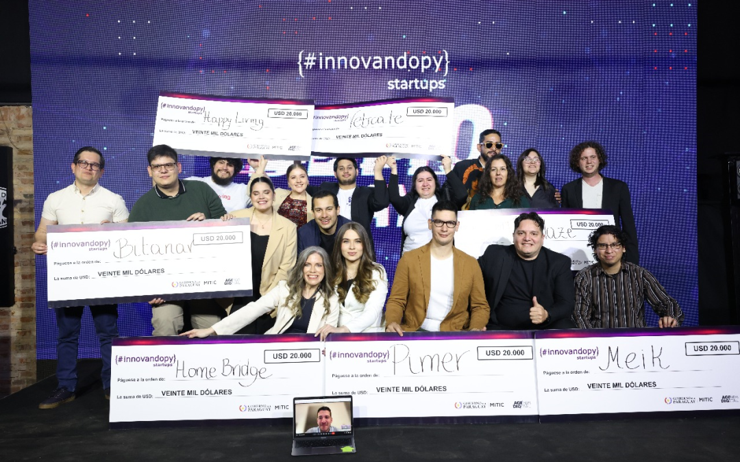 InnovandoPY adjudica un total USD 140.000 en capital semilla para siete startups paraguayas