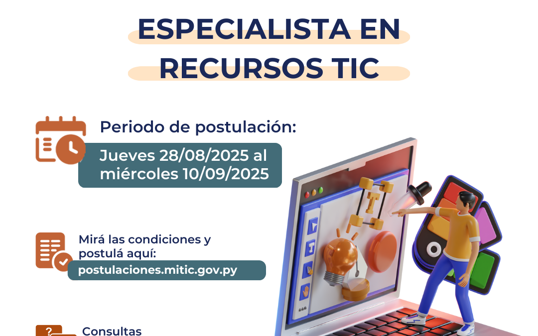 Especialista en recursos TIC para la UEP/FEEI