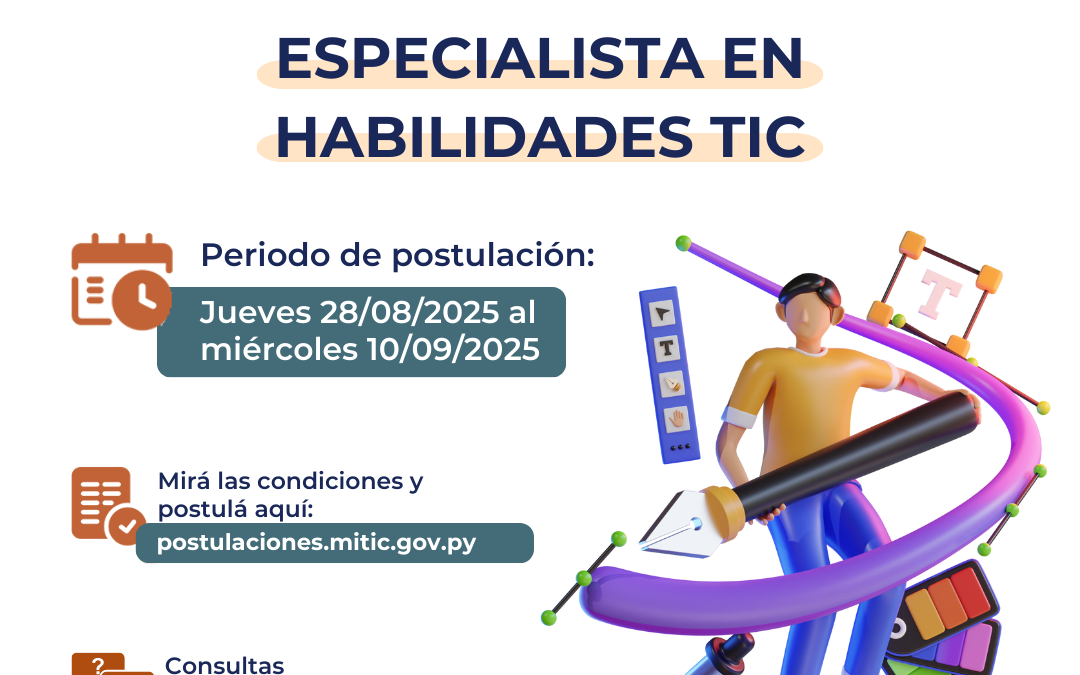 Especialista en habilidades TIC para la UEP/FEEI