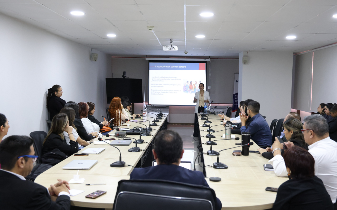 Comunicación accesible: Gobierno refuerza su compromiso con la inclusión y los derechos humanos