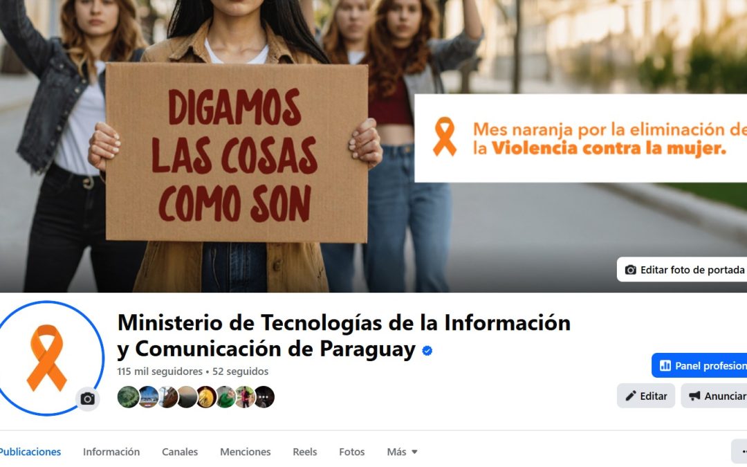 Redes sociales del Gobierno en tono naranja para decir las cosas como son