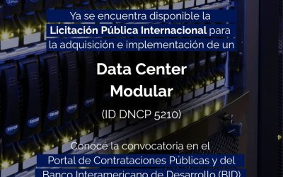 MITIC inicia licitación internacional para la implementación de un Data Center Modular con certificación Tier III