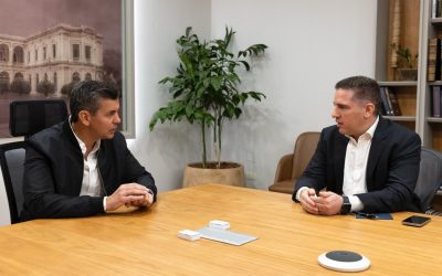 Presidente Peña y ministro Villate analizan avances estratégicos para consolidar la transformación digital del Paraguay