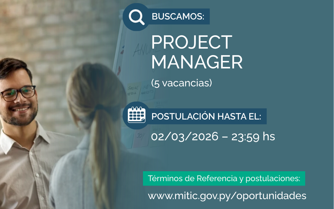 Project Manager – En convocatoria