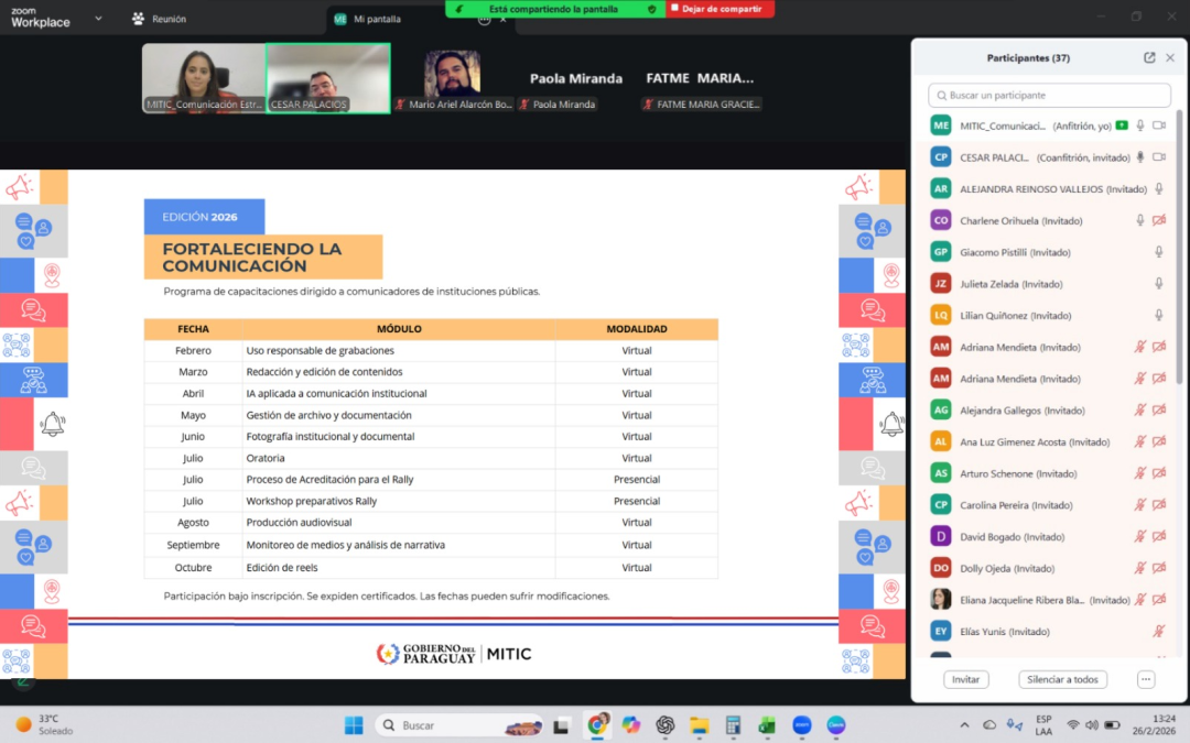 Comunicadores públicos avanzan en una agenda común para fortalecer el vínculo con la ciudadanía