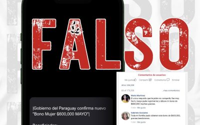 MITIC alerta sobre estafa del falso Bono Mujer que busca robar datos personales