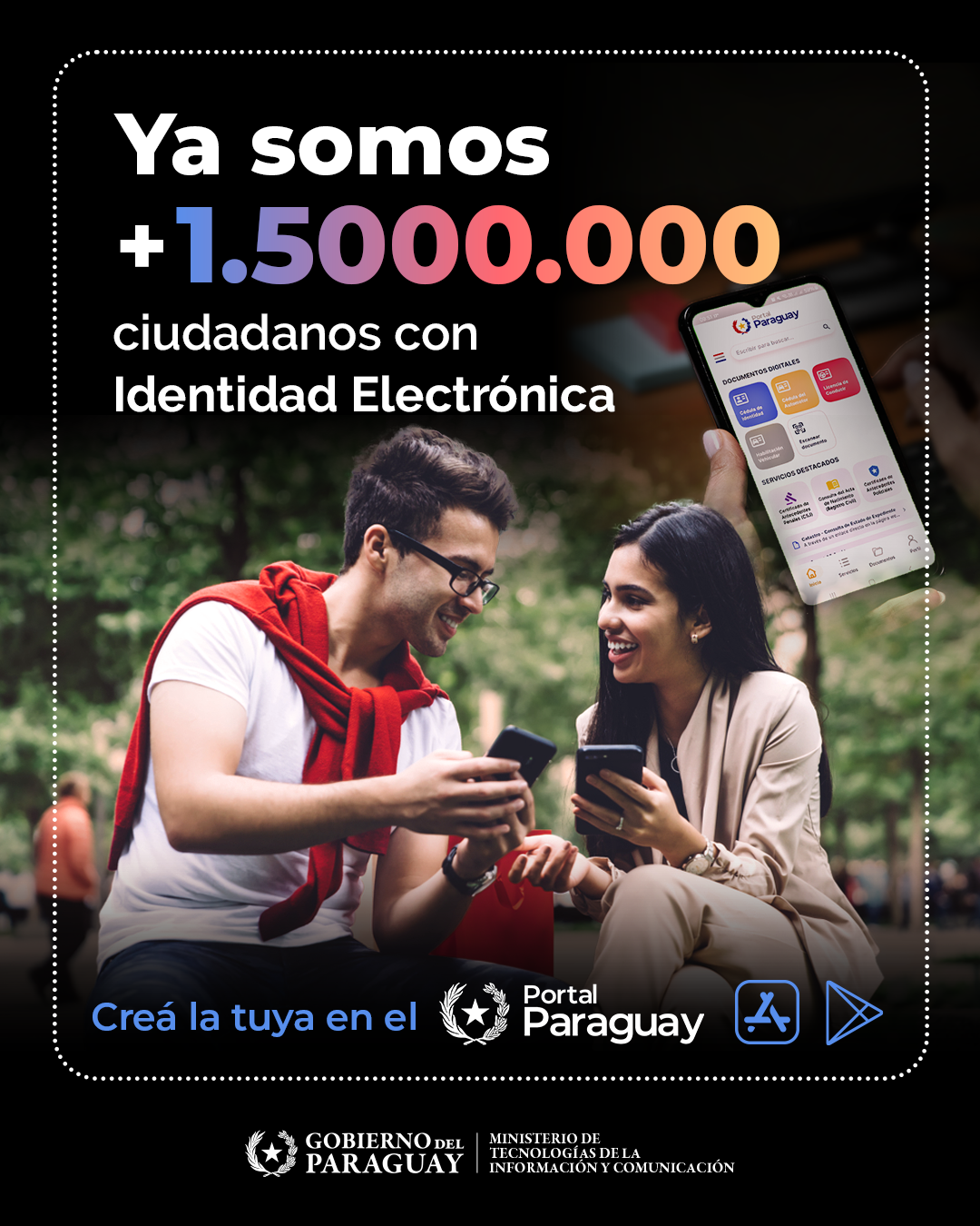 Identidad Electrónica alcanza 1.500.000 usuarios fortaleciendo la transformación digital del Estado