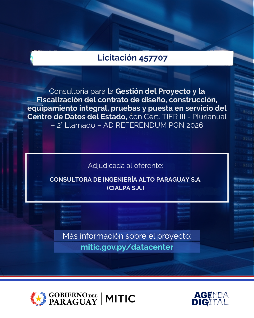 Adjudicacion fisca data center