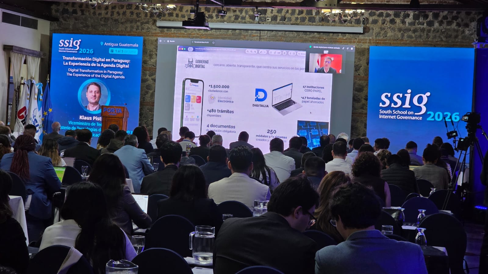 Paraguay expone su experiencia en transformación digital ante la SSIG 2026